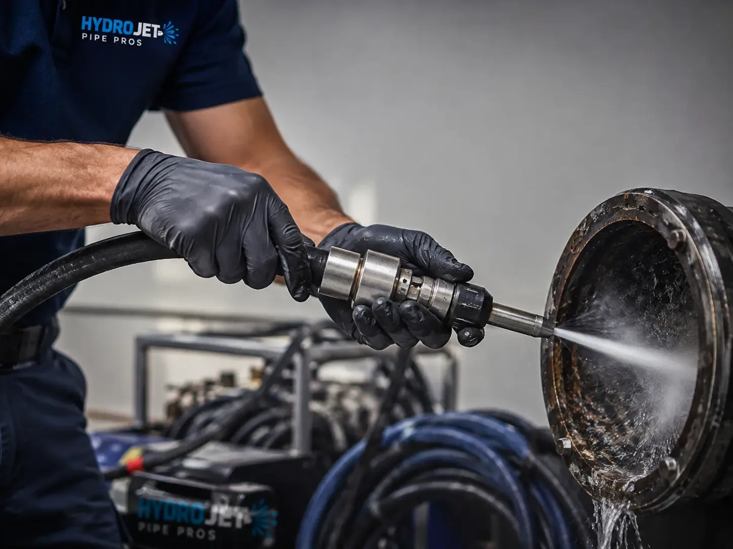 Hydro Jet Pipe Descaling in Stafford, TX